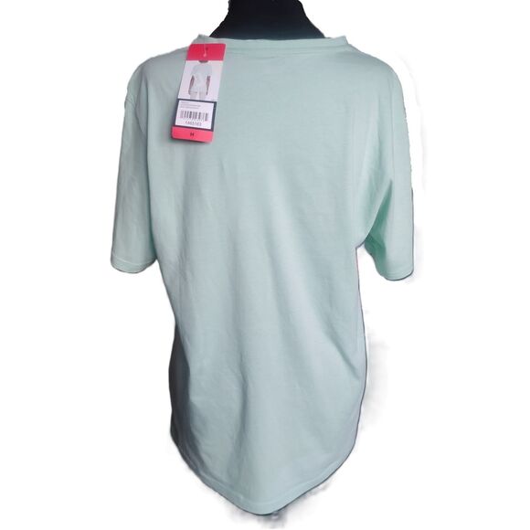 Puma Women's Size M Mist Green-White Ultra Boyfriend Tee-NWT - Picture 2 of 12